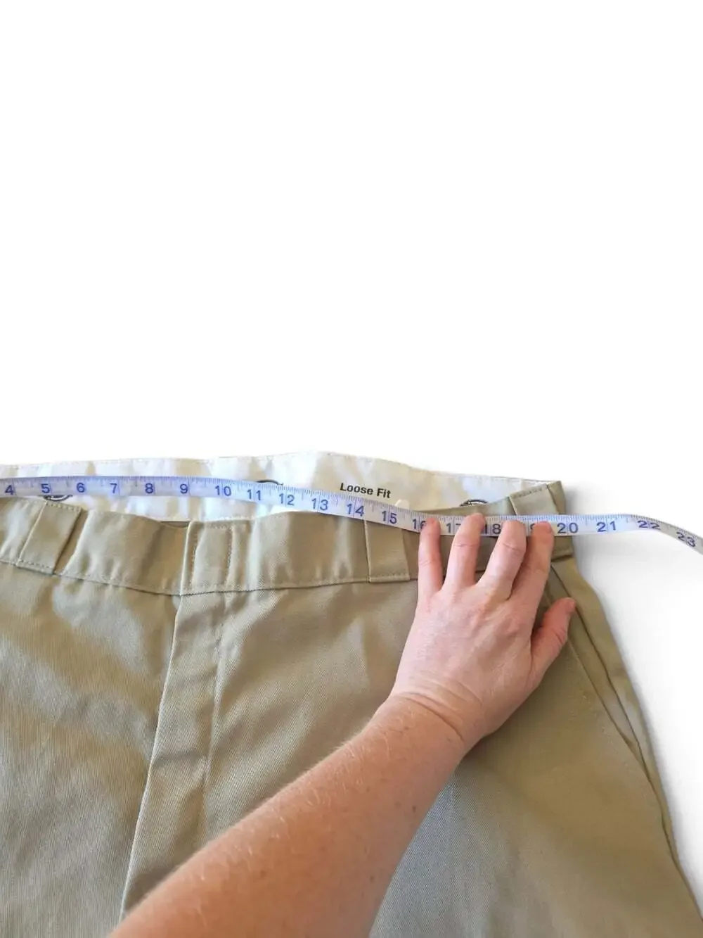 Dickies Loose Fit Work Shorts Mens 40 Khaki Tan 12